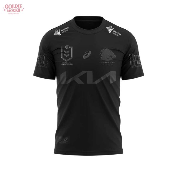 Brisbane Broncos Our 2025 Black Custom T-Shirt