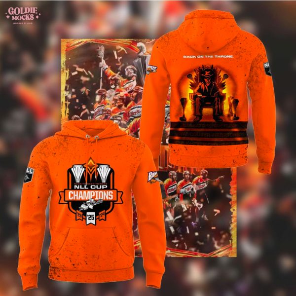 Buffalo Bandits Nll Cup 2025 Champions Hoodie