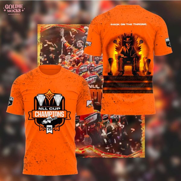 Buffalo Bandits Nll Cup 2025 Champions T-Shirt
