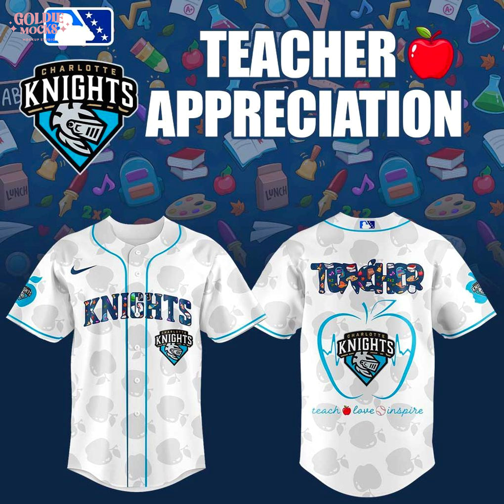 Charlotte Knights Teacher Appreciation 2025 Jersey Charlotte Knights Teacher Appreciation 2025 Jersey