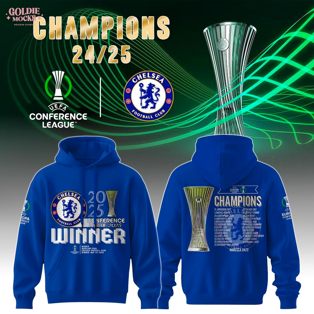 Chelsea FC 2025 Europe UEFA Champions Hoodie Chelsea FC 2025 Europe UEFA Champions Hoodie