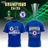 Chelsea FC Europa Conference League 2025 Champions T-Shirt