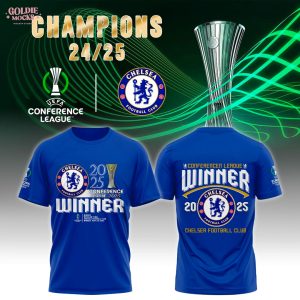 Chelsea FC 2025 Europe UEFA Conference League Champions T-Shirt