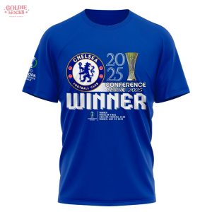 Chelsea FC 2025 Europe UEFA Conference League Champions T-Shirt