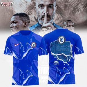 Chelsea FC Europa Conference League 2025 Champions T-Shirt