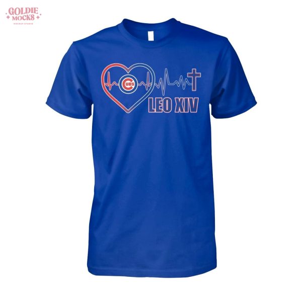 Chicago Cubs Leo XIV My Heart 2025 T-Shirt