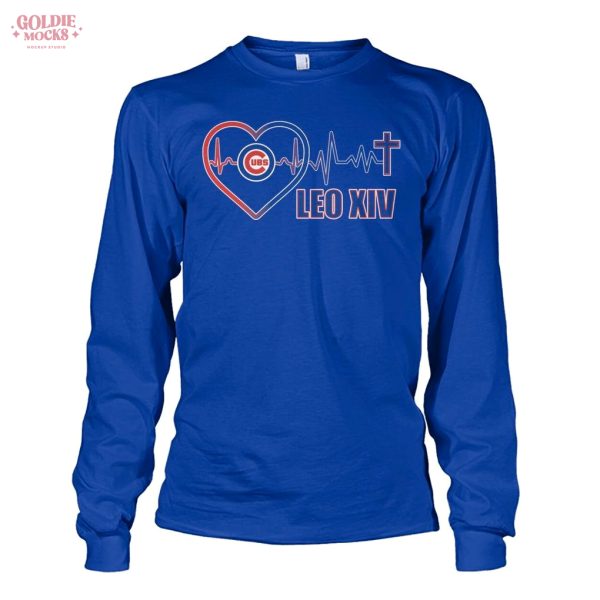 Chicago Cubs Leo XIV My Heart 2025 T-Shirt