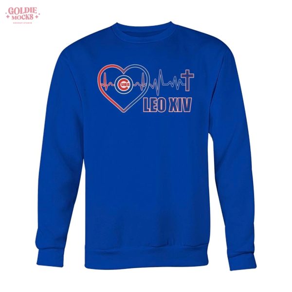 Chicago Cubs Leo XIV My Heart 2025 T-Shirt