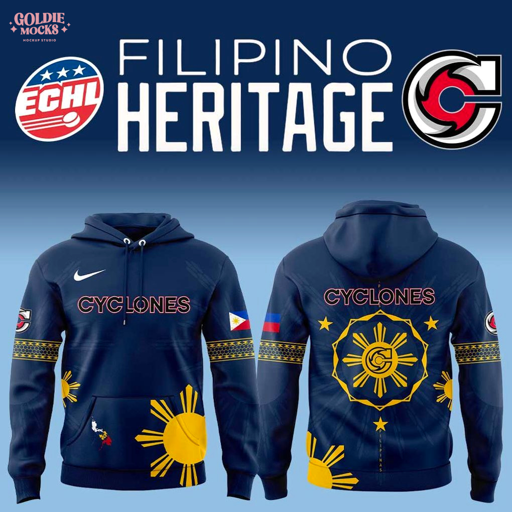 Cincinnati Cyclones Filipino Heritage Night 2025 Hoodie Cincinnati Cyclones Filipino Heritage Night 2025 Hoodie