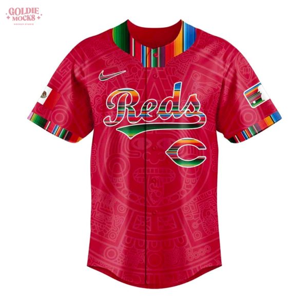 Cincinnati Reds Mexican Heritage Month 2025 Jersey