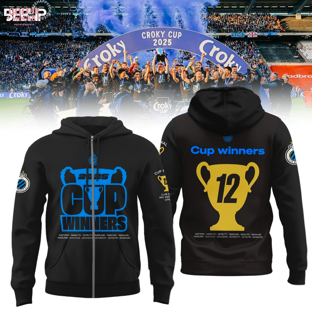 Club Brugge KV 2025 Cup Winners T-Shirt Club Brugge KV 2025 Cup Winners T-Shirt