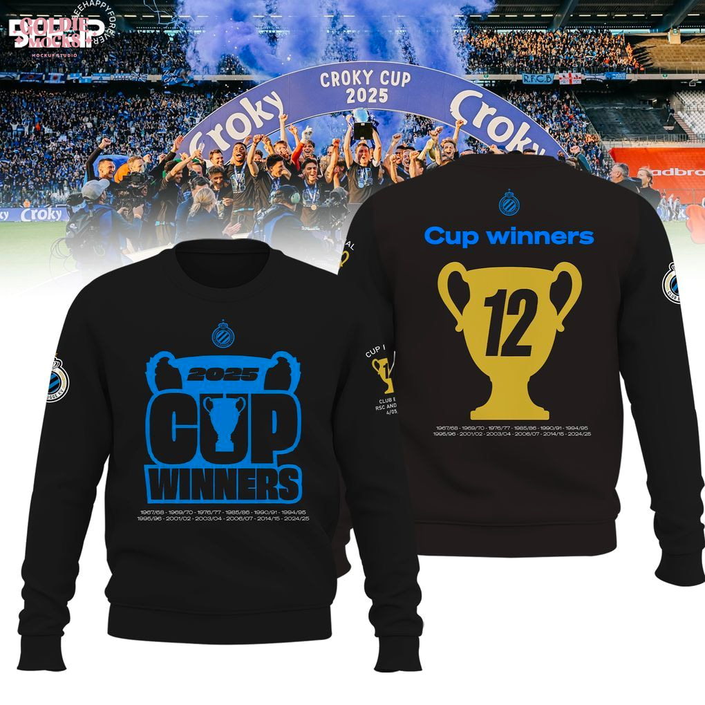 Club Brugge KV 2025 Cup Winners T-Shirt Club Brugge KV 2025 Cup Winners T-Shirt