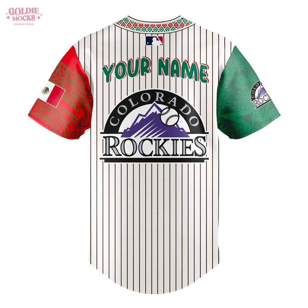 Colorado Rockies Mexican Heritage Night 2025 Custom Jersey