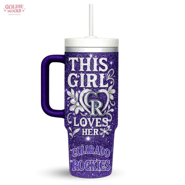 Colorado Rockies | Premium 40oz Tumbler With Handle