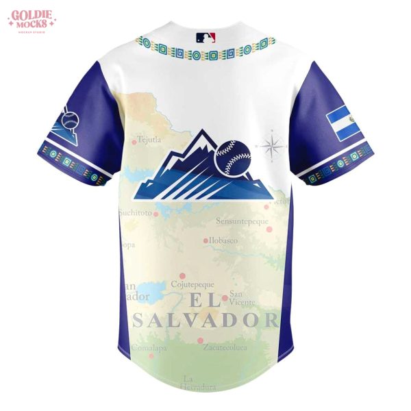 Colorado Rockies Salvadoran Heritage Night 2025 Special Jersey