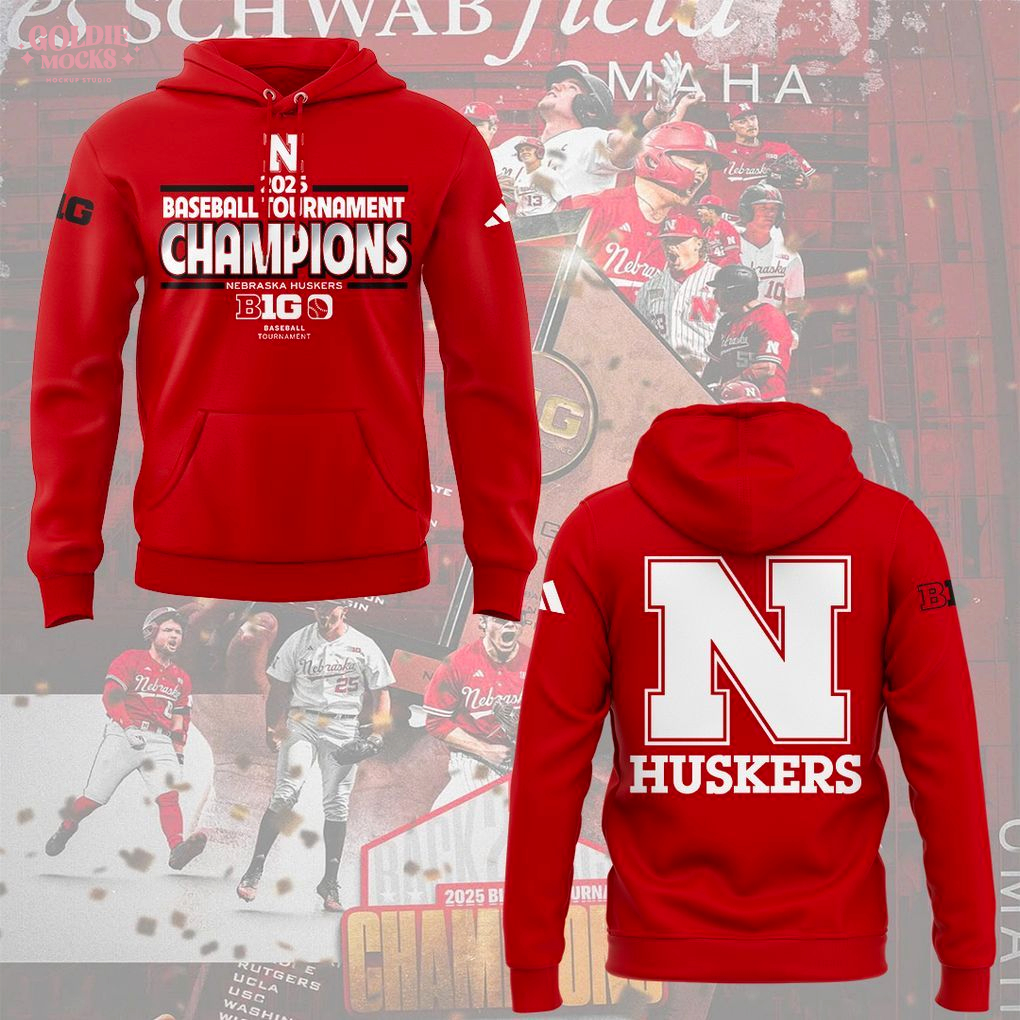Cornhuskers Baseball Champions 2025 For Fans Red Hoodie Cornhuskers Baseball Champions 2025 For Fans Red Hoodie