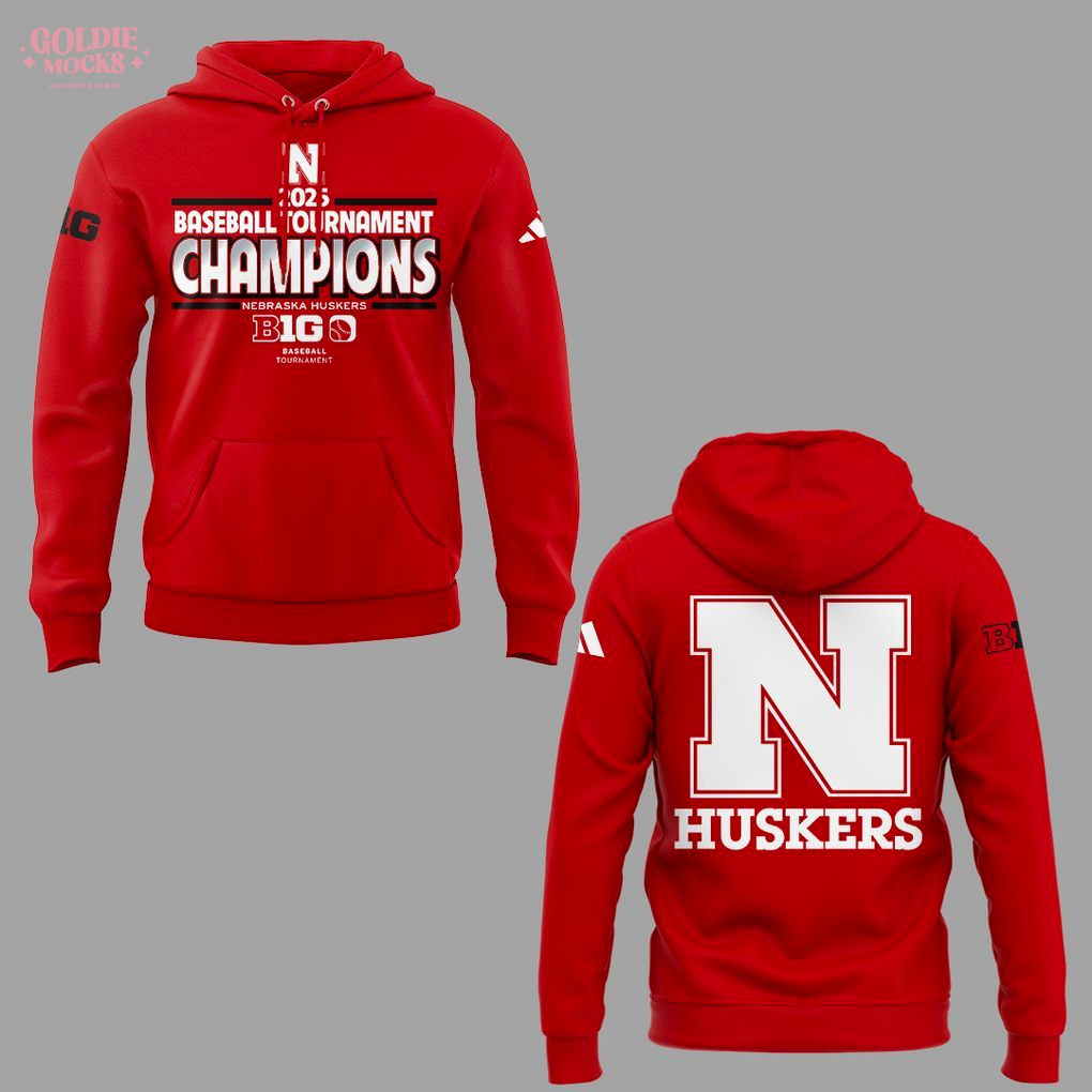 Cornhuskers Baseball Champions 2025 For Fans Red Hoodie Cornhuskers Baseball Champions 2025 For Fans Red Hoodie