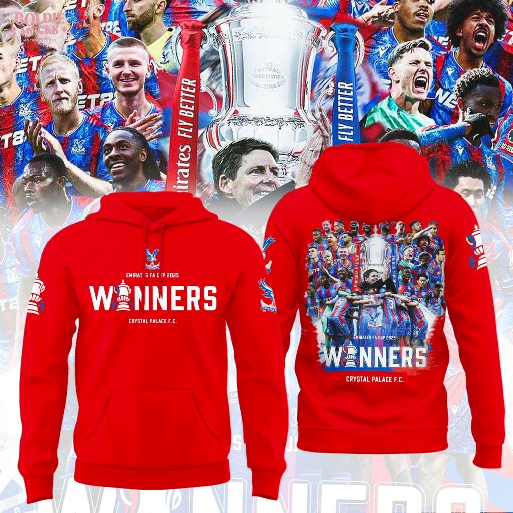 Crystal Palace Emirates FA Cup 2025 Winners T-Shirt Crystal Palace Emirates FA Cup 2025 Winners T-Shirt