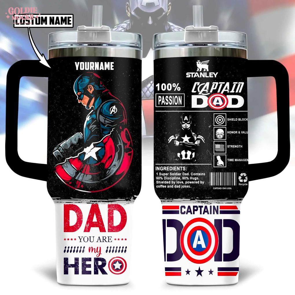 Dad Your Are My Hero 2025 Captain Dad Tumbler Dad Your Are My Hero 2025 Captain Dad Tumbler