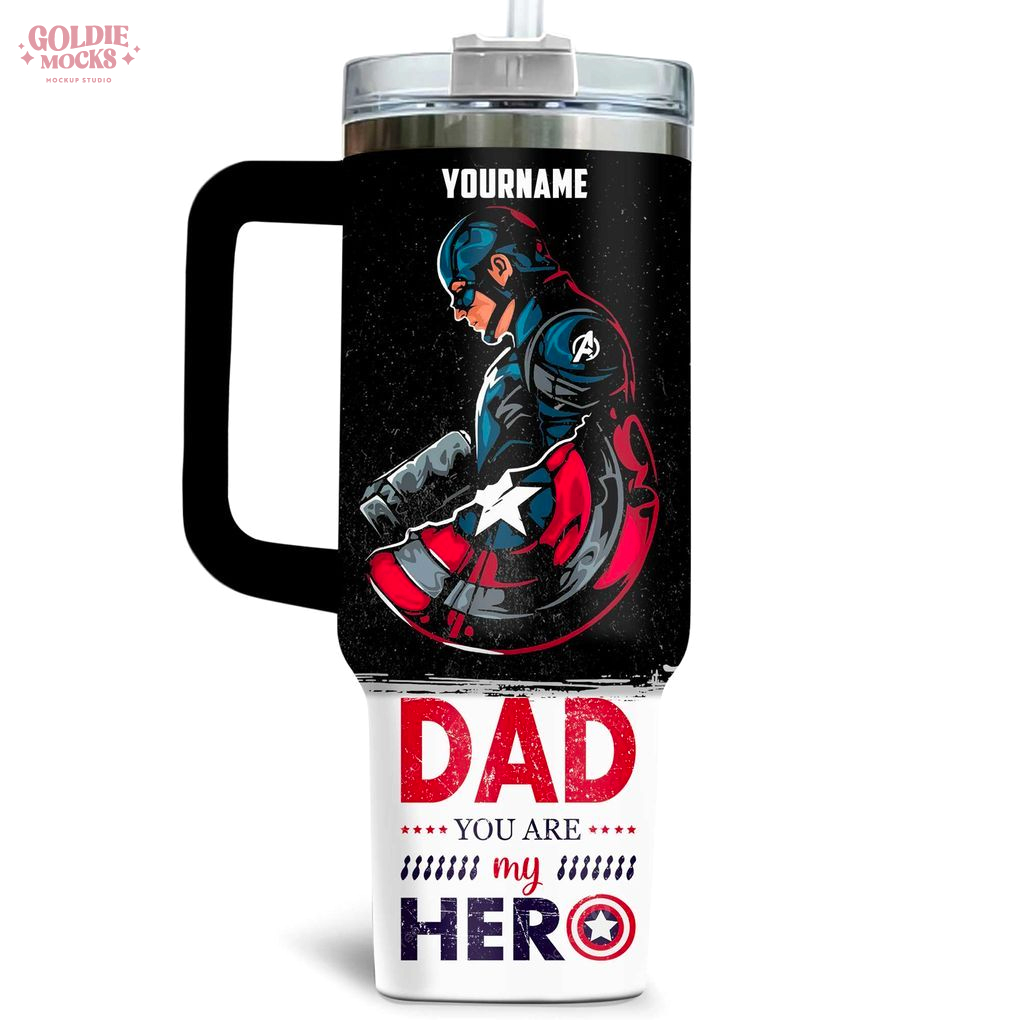 Dad Your Are My Hero 2025 Captain Dad Tumbler Dad Your Are My Hero 2025 Captain Dad Tumbler