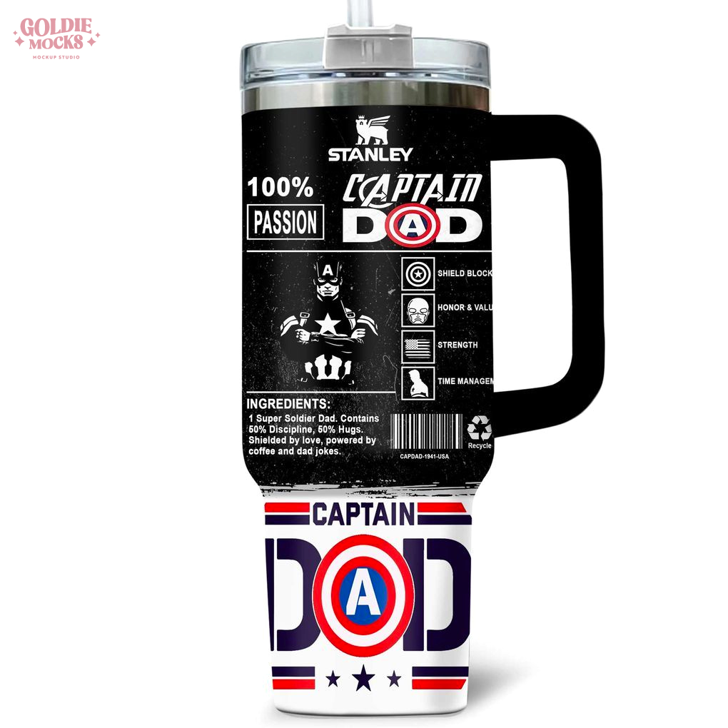 Dad Your Are My Hero 2025 Captain Dad Tumbler Dad Your Are My Hero 2025 Captain Dad Tumbler