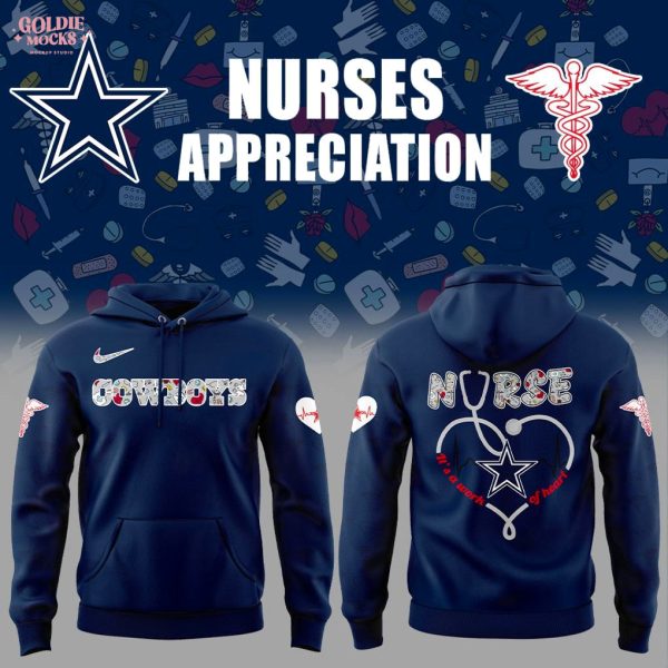 Dallas Cowboys Nurses Appreciation Day 2025 Hoodie