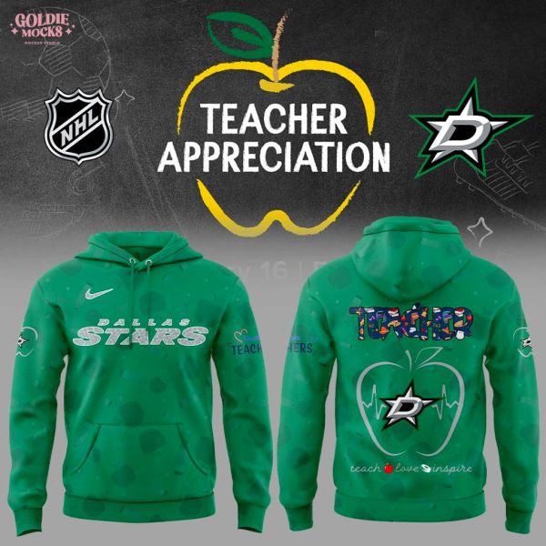 Dallas Stars Teacher Appreciation Day 2025 Special Hoodie