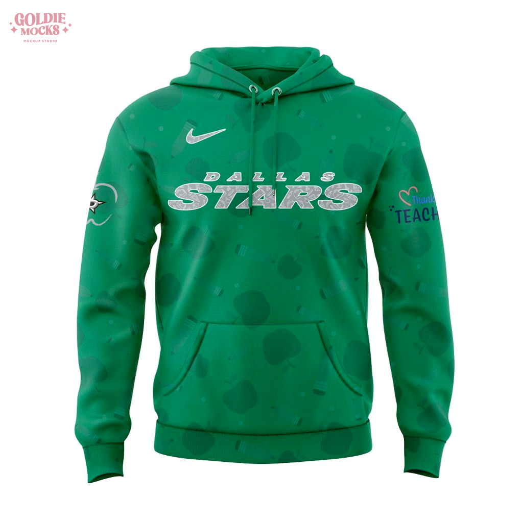 Dallas Stars Teacher Appreciation Day 2025 Special Hoodie Dallas Stars Teacher Appreciation Day 2025 Special Hoodie