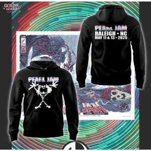 Dark Matter World Tour 2025 Pearl Jam 2025 Black Special Edition Hoodie