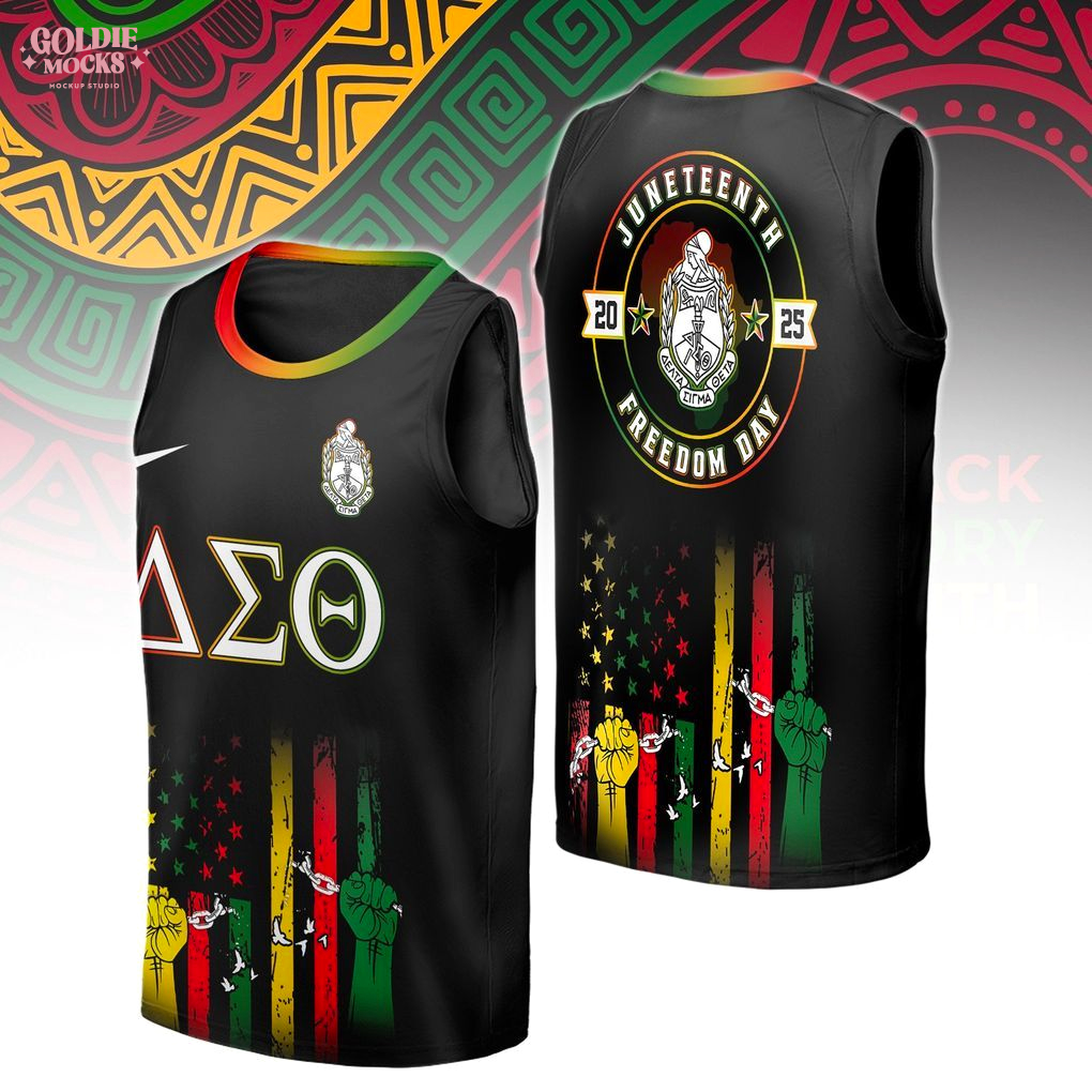 Delta Sigma Theta 2025 Juneteenth Freedom Day T-Shirt Delta Sigma Theta 2025 Juneteenth Freedom Day T-Shirt
