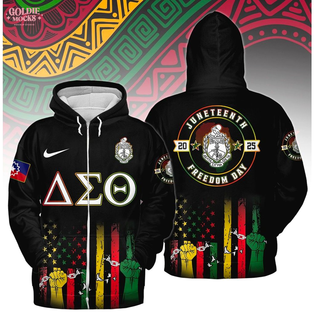 Delta Sigma Theta 2025 Juneteenth Freedom Day T-Shirt Delta Sigma Theta 2025 Juneteenth Freedom Day T-Shirt
