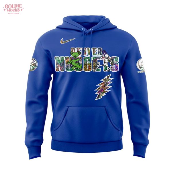 Denver Nuggets Grateful Dead 60th Anniversary 2025 Hoodie