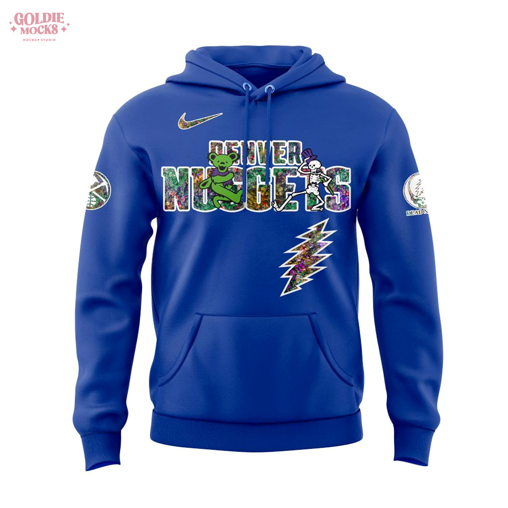 Denver Nuggets Grateful Dead 60th Anniversary 2025 Hoodie Denver Nuggets Grateful Dead 60th Anniversary 2025 Hoodie
