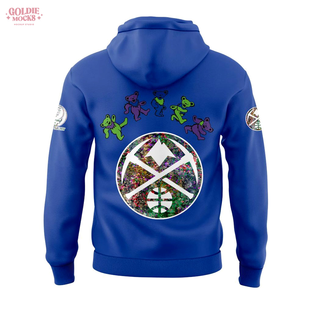 Denver Nuggets Grateful Dead 60th Anniversary 2025 Hoodie Denver Nuggets Grateful Dead 60th Anniversary 2025 Hoodie