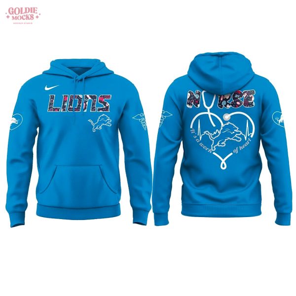 Detroit Lions x Nurses Night 2025 Special Hoodie
