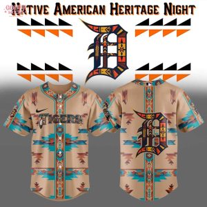 Detroit Tigers Native American Heritage 2025 New Jersey