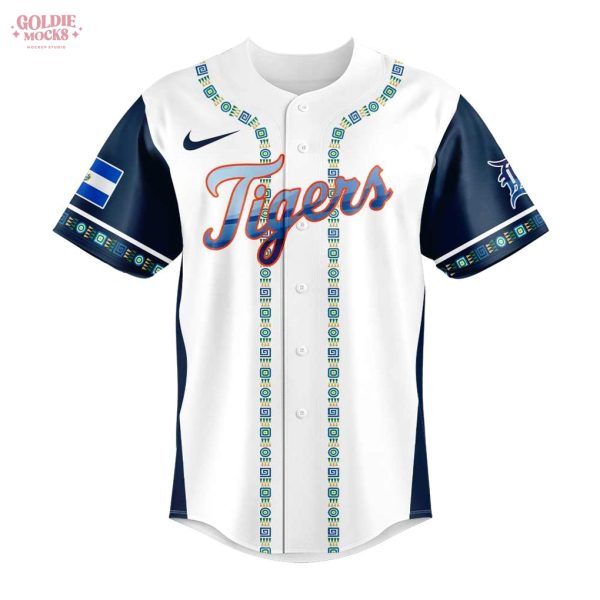 Detroit Tigers Salvadoran Heritage Night 2025 Jersey