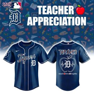 Detroit Tigers Teacher Day 2025 For Fans Jersey