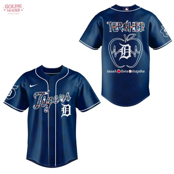 Detroit Tigers Teacher Day 2025 For Fans Jersey