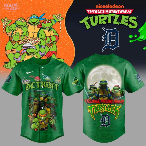 Detroit Tigers Teenage Mutant Ninja Turtles Special 2025 Jersey