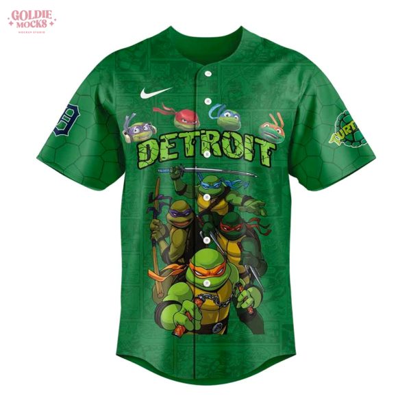 Detroit Tigers Teenage Mutant Ninja Turtles Special 2025 Jersey