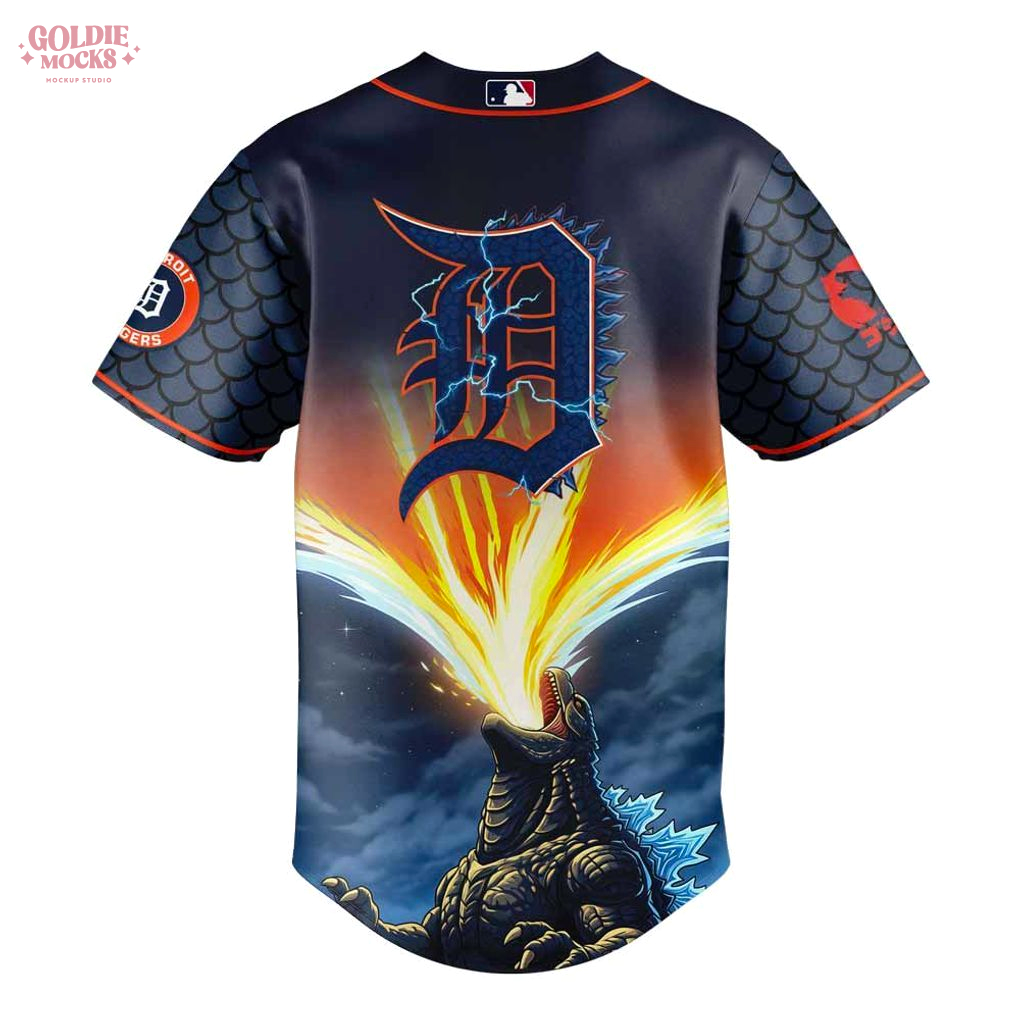 Detroit Tigers x Godzilla 2025 For Fans Jersey Detroit Tigers x Godzilla 2025 For Fans Jersey