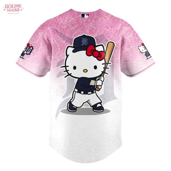 Detroit Tigers x Hello Kitty 2025 Premium Pink Jersey