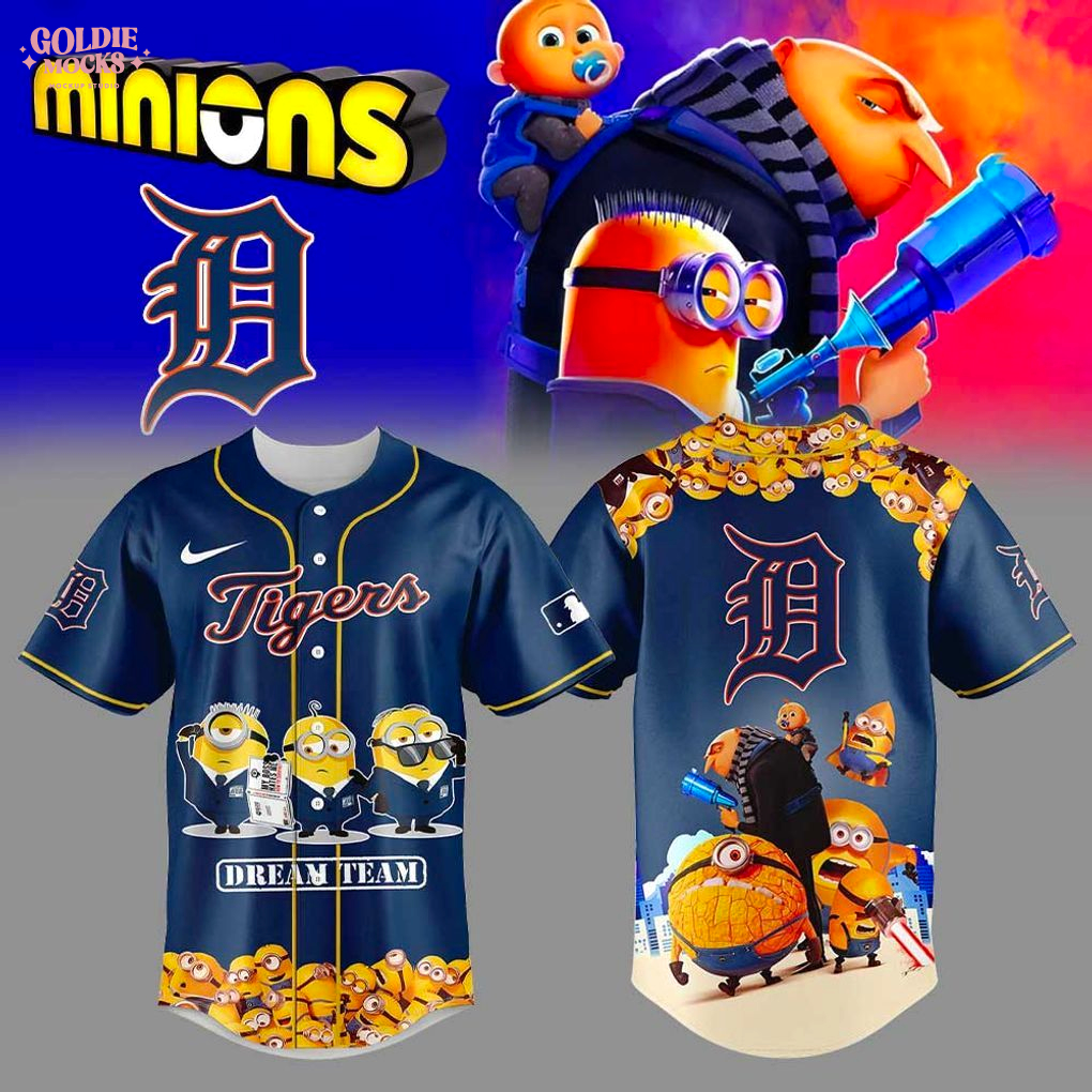 Detroit Tigers x Minions 2025 Jersey Detroit Tigers x Minions 2025 Jersey
