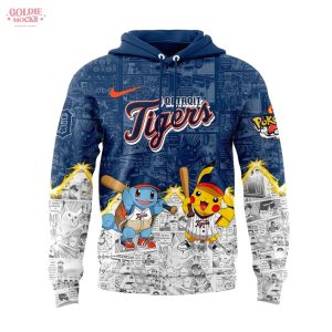 Detroit Tigers x Pokémon Limited Edition 2025 Hoodie