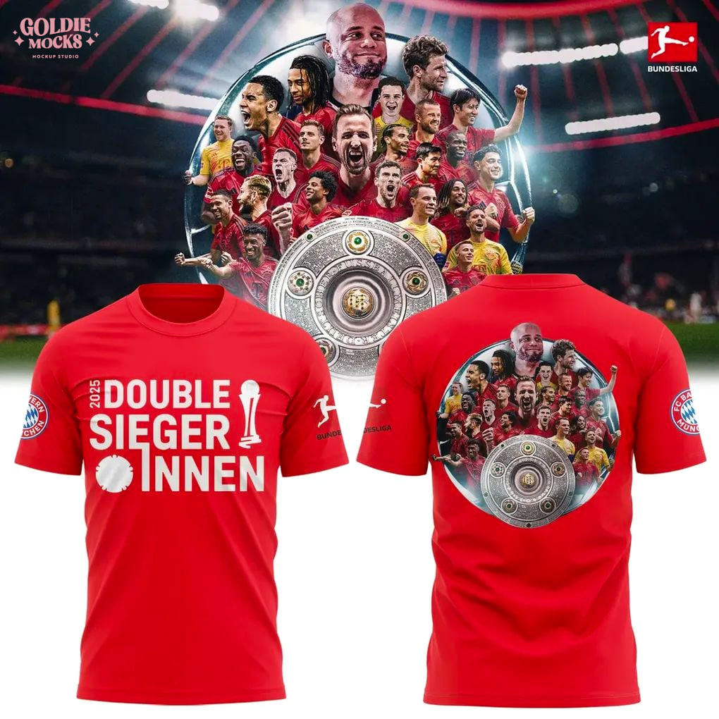 Double Sieger Innen 2025 New 3D T-Shirt Double Sieger Innen 2025 New 3D T-Shirt