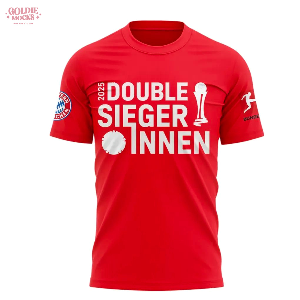 Double Sieger Innen 2025 New 3D T-Shirt Double Sieger Innen 2025 New 3D T-Shirt