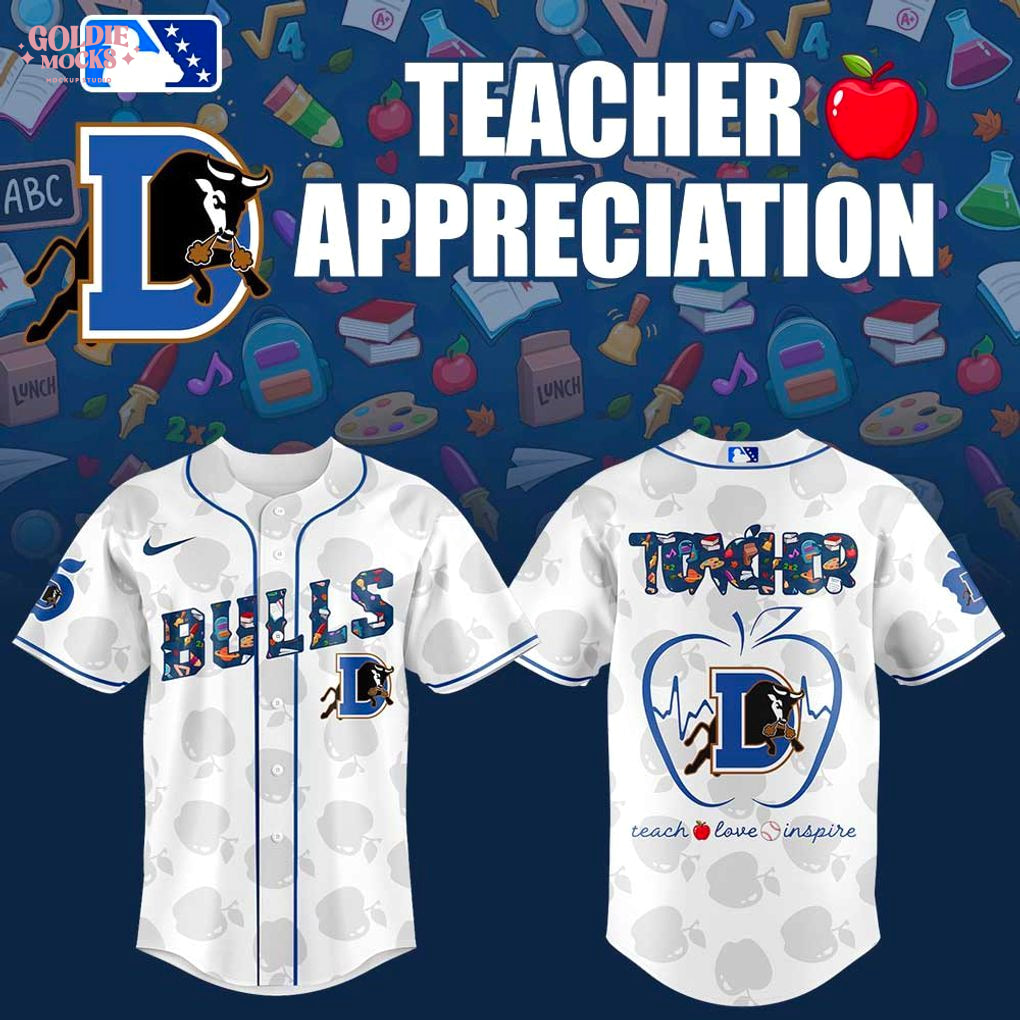 Durham Bulls Teacher Appreciation 2025 Jersey Durham Bulls Teacher Appreciation 2025 Jersey