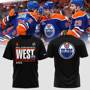 Edmonton Oilers 2025 Western Conference Champions T-Shirt