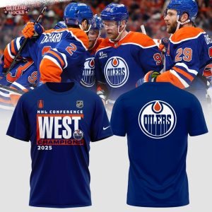 Edmonton Oilers WEST 2025 Champions T-Shirt